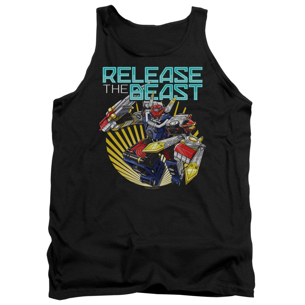 Power Rangers Beast Release Mens Tank Top Shirt Black Officially Licensed