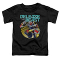 Power Rangers Beast Release Toddler Kids Youth T Shirt Black Officially Licensed