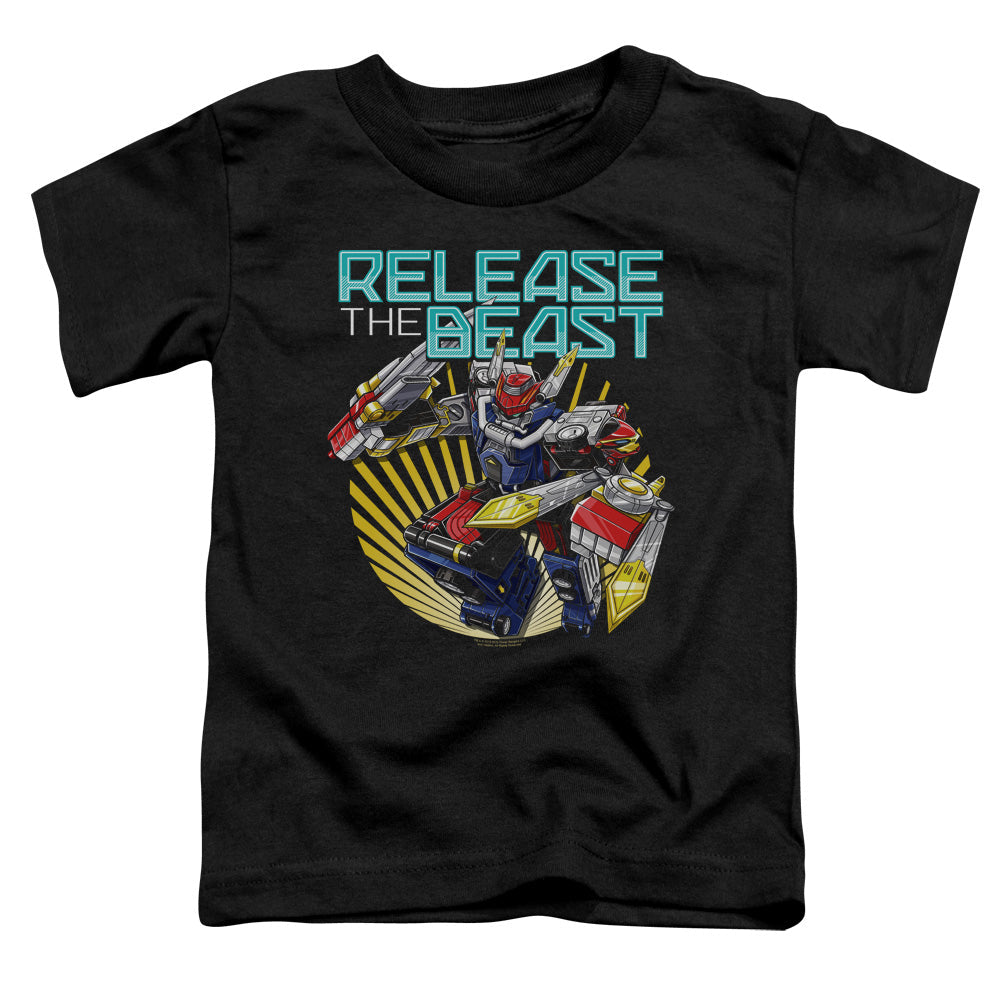 Power Rangers Beast Release Toddler Kids Youth T Shirt Black Officially Licensed