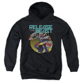 Power Rangers Beast Release Kids Youth Hoodie Black Officially Licensed