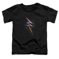 Power Rangers Bolt Sigil Toddler Kids Youth T Shirt Black Officially Licensed
