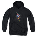Power Rangers Bolt Sigil Kids Youth Hoodie Black Officially Licensed