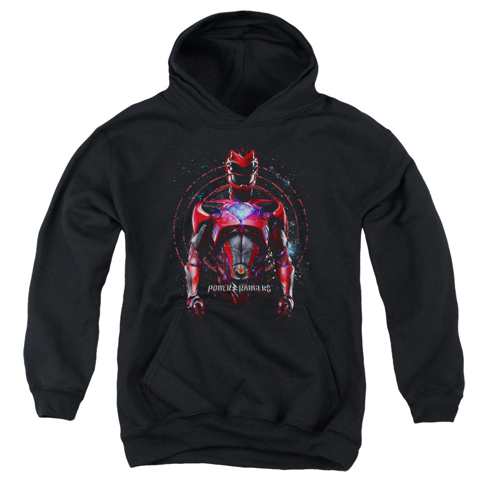 Power Rangers Red Ranger Kids Youth Hoodie Black Officially Licensed