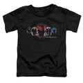 Power Rangers Head Group Toddler Kids Youth T Shirt Black Officially Licensed