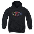 Power Rangers Head Group Kids Youth Hoodie Black Officially Licensed