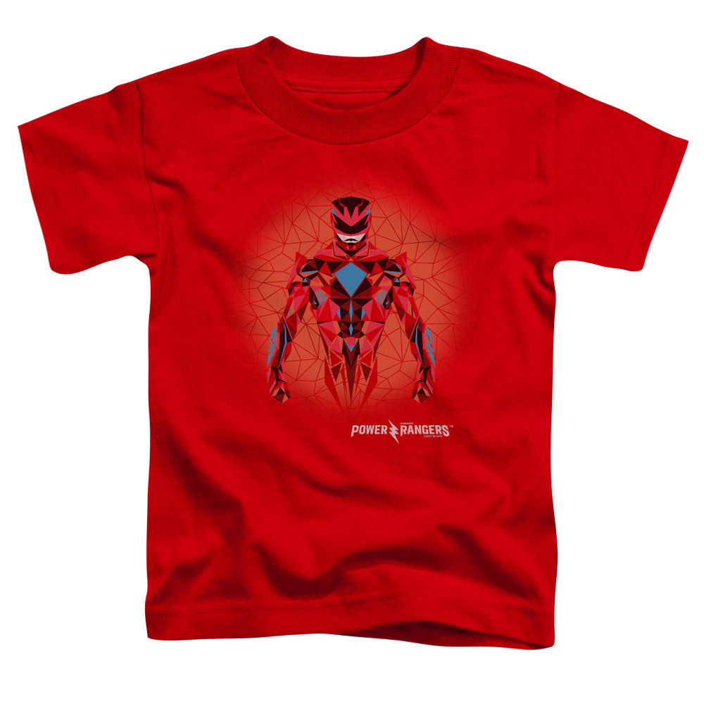 Power Rangers Red Power Ranger Graphic Toddler Kids Youth T Shirt Red Officially Licensed