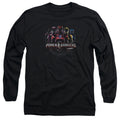 Power Rangers Ranger Circuitry Mens Long Sleeve Shirt Black Officially Licensed