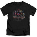 Power Rangers Ranger Circuitry Juvenile Kids Youth T Shirt Black Officially Licensed