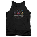 Power Rangers Ranger Circuitry Mens Tank Top Shirt Black Officially Licensed