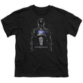 Power Rangers Black Ranger Kids Youth T Shirt Black Officially Licensed