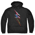 Power Rangers Movie Bolt Mens Hoodie Black Officially Licensed