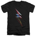 Power Rangers Movie Bolt Mens Slim Fit V-Neck T Shirt Black Officially Licensed