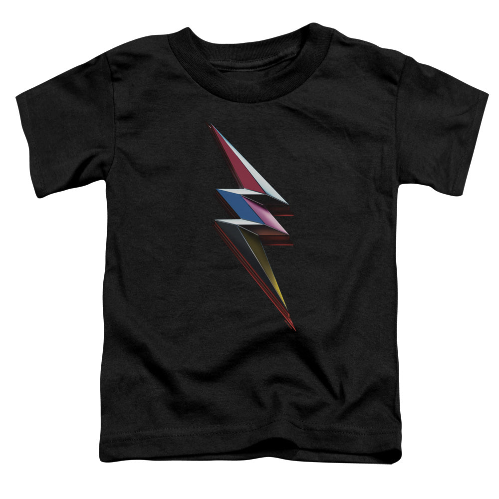 Power Rangers Movie Bolt Toddler Kids Youth T Shirt Black Officially Licensed