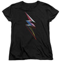 Power Rangers Movie Bolt Womens T Shirt Black Officially Licensed