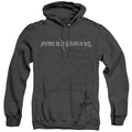 Power Rangers Movie Logo Heather Mens Hoodie Black Officially Licensed