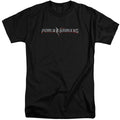 Power Rangers Movie Logo Mens Tall T Shirt Black Officially Licensed