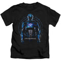 Power Rangers Blue Ranger Juvenile Kids Youth T Shirt Black Officially Licensed
