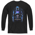 Power Rangers Blue Ranger Long Sleeve Kids Youth T Shirt Black Officially Licensed