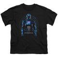 Power Rangers Blue Ranger Kids Youth T Shirt Black Officially Licensed