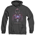 Power Rangers Pink Ranger Heather Mens Hoodie Black Officially Licensed