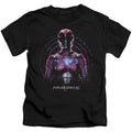 Power Rangers Pink Ranger Juvenile Kids Youth T Shirt Black Officially Licensed