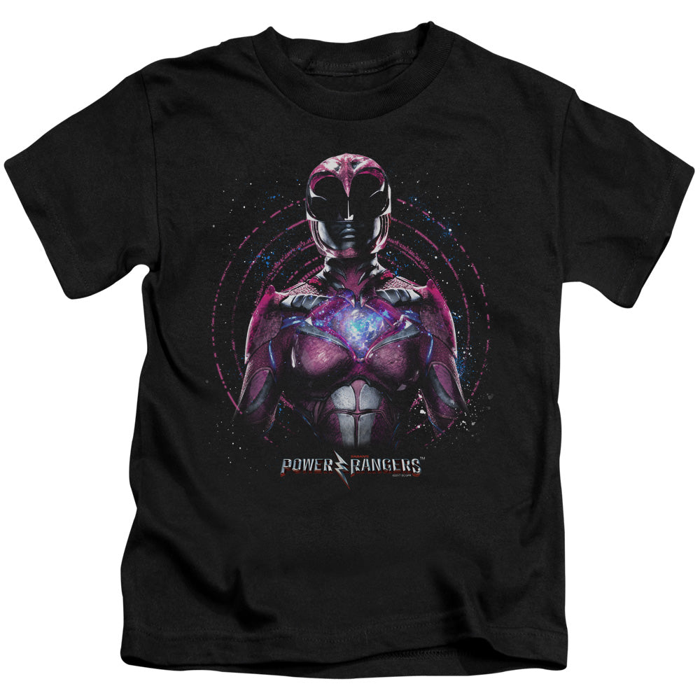 Power Rangers Pink Ranger Juvenile Kids Youth T Shirt Black Officially Licensed