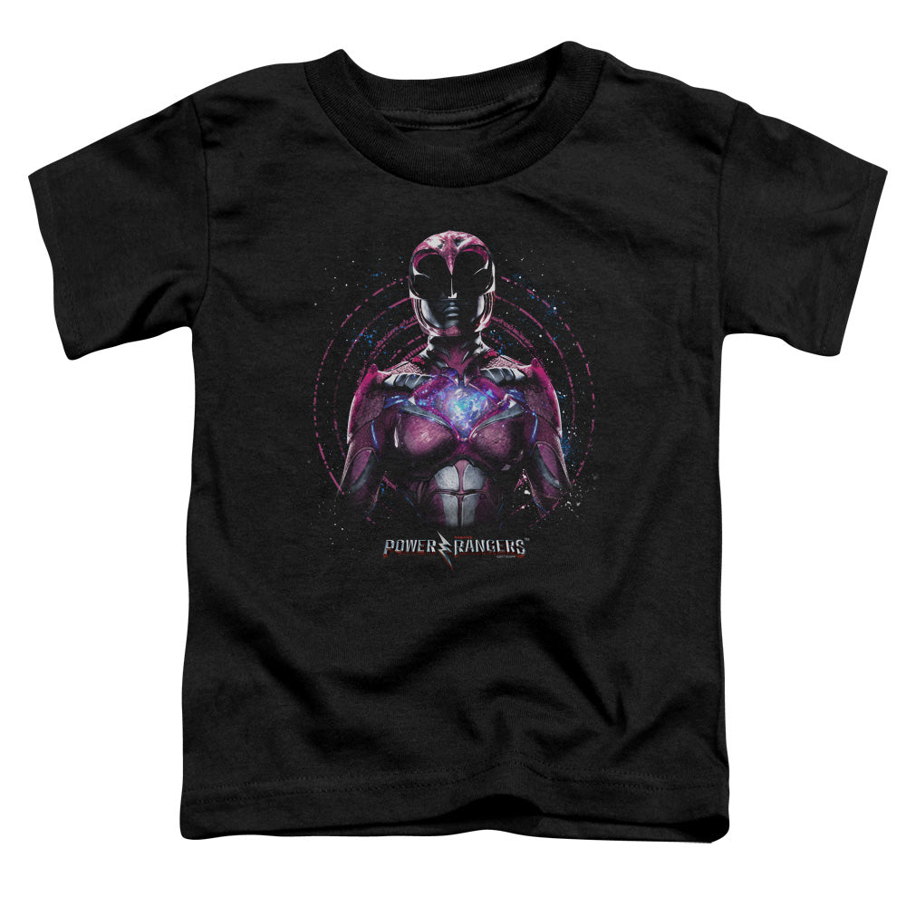 Power Rangers Pink Ranger Toddler Kids Youth T Shirt Black Officially Licensed