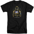 Power Rangers Yellow Ranger Mens Tall T Shirt Black Officially Licensed