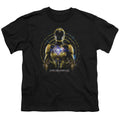 Power Rangers Yellow Ranger Kids Youth T Shirt Black Officially Licensed