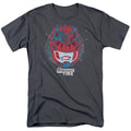 Power Rangers Its Morphin Time Mens T Shirt Charcoal Officially Licensed