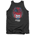 Power Rangers Its Morphin Time Mens Tank Top Shirt Charcoal Officially Licensed