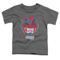 Power Rangers Its Morphin Time Toddler Kids Youth T Shirt Charcoal Officially Licensed