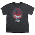 Power Rangers Its Morphin Time Kids Youth T Shirt Charcoal Officially Licensed