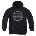 Power Rangers Greatest Glory Kids Youth Hoodie Black Officially Licensed