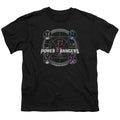 Power Rangers Greatest Glory Kids Youth T Shirt Black Officially Licensed