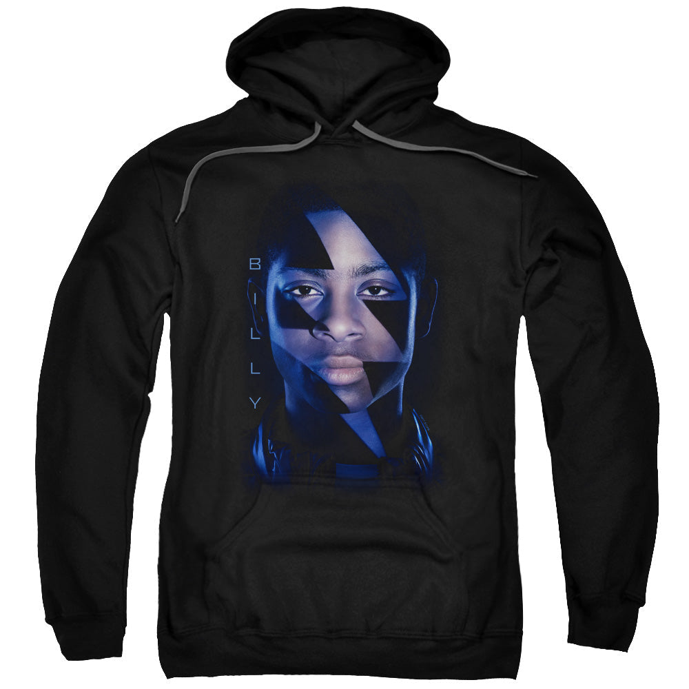 Power Rangers Billy Bolt Mens Hoodie Black Officially Licensed