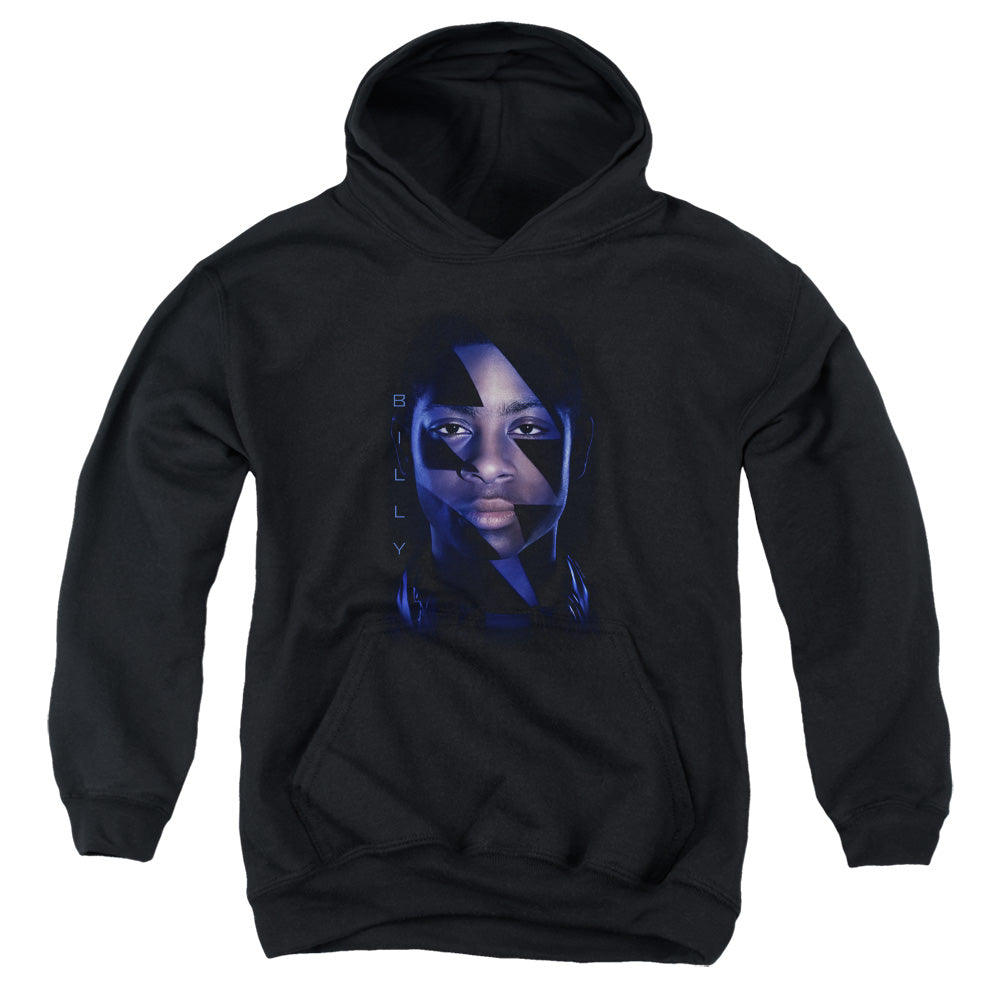 Power Rangers Billy Bolt Kids Youth Hoodie Black Officially Licensed