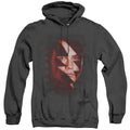 Power Rangers Jason Bolt Heather Mens Hoodie Black Officially Licensed