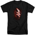 Power Rangers Jason Bolt Mens Tall T Shirt Black Officially Licensed