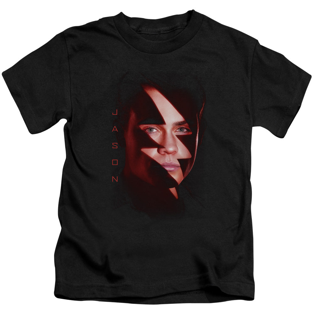 Power Rangers Jason Bolt Juvenile Kids Youth T Shirt Black Officially Licensed