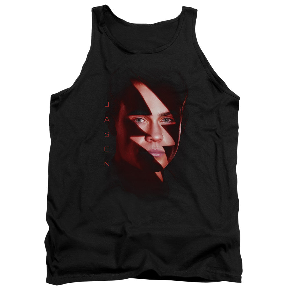Power Rangers Jason Bolt Mens Tank Top Shirt Black Officially Licensed