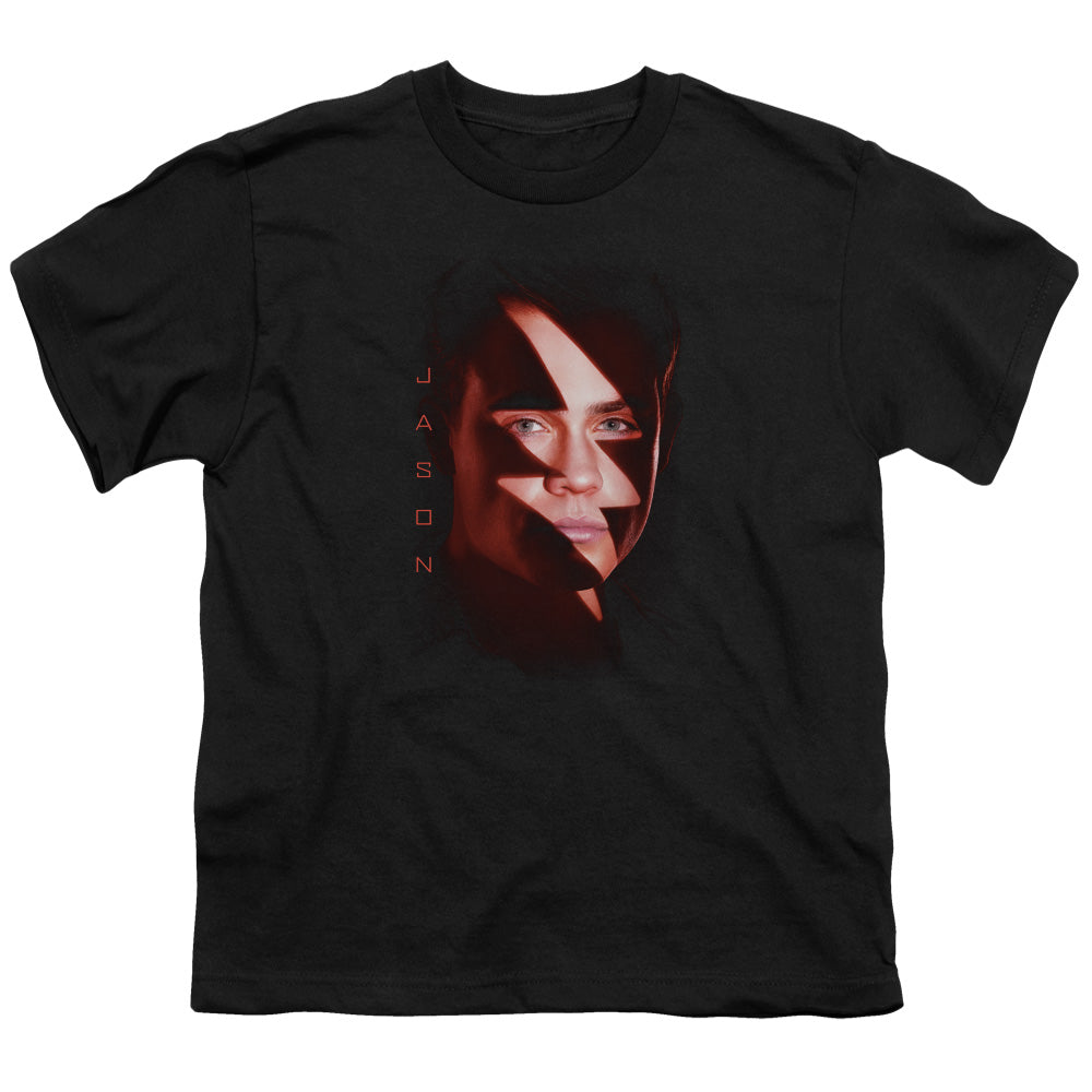 Power Rangers Jason Bolt Kids Youth T Shirt Black Officially Licensed