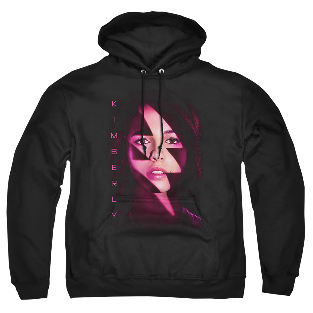 Power Rangers Kimberly Bolt Mens Hoodie Black Officially Licensed