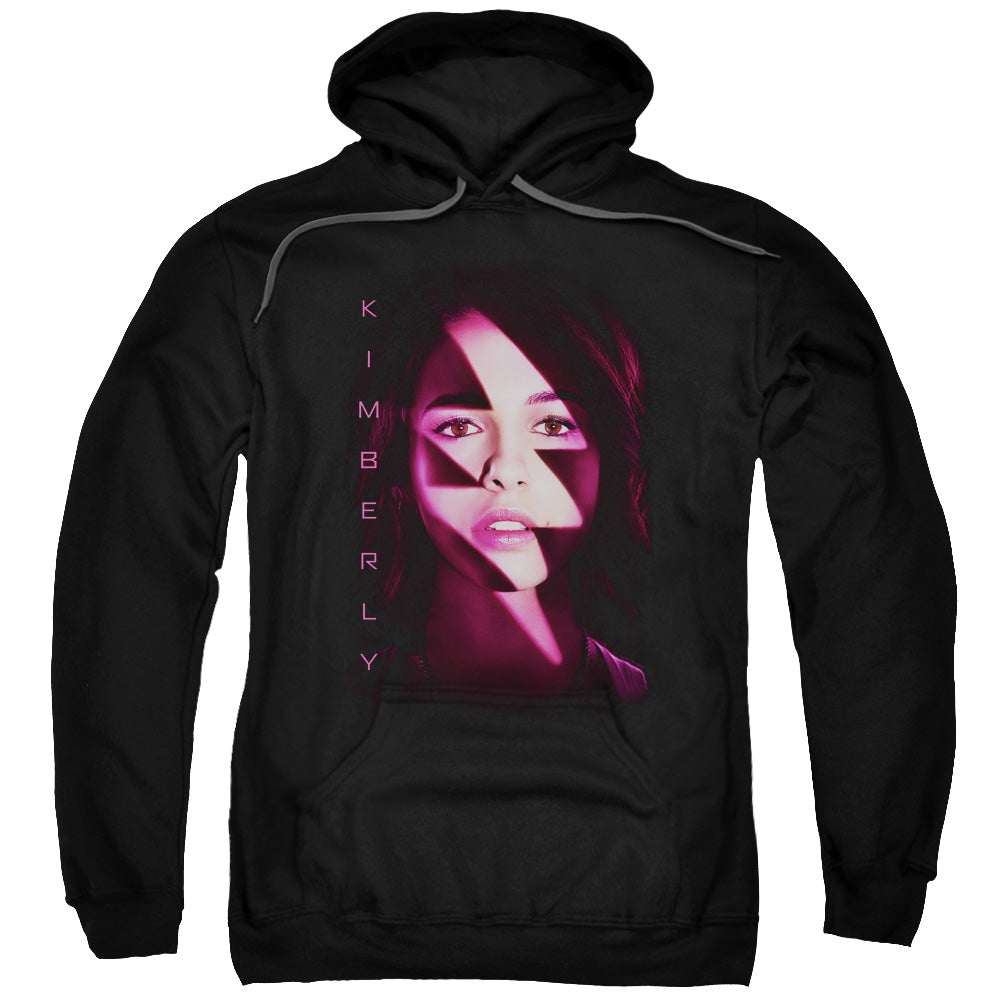 Power Rangers Kimberly Bolt Mens Hoodie Black Officially Licensed