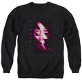Power Rangers Kimberly Bolt Mens Crewneck Sweatshirt Black Officially Licensed