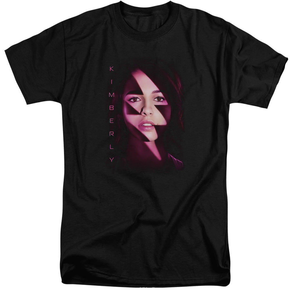 Power Rangers Kimberly Bolt Mens Tall T Shirt Black Officially Licensed