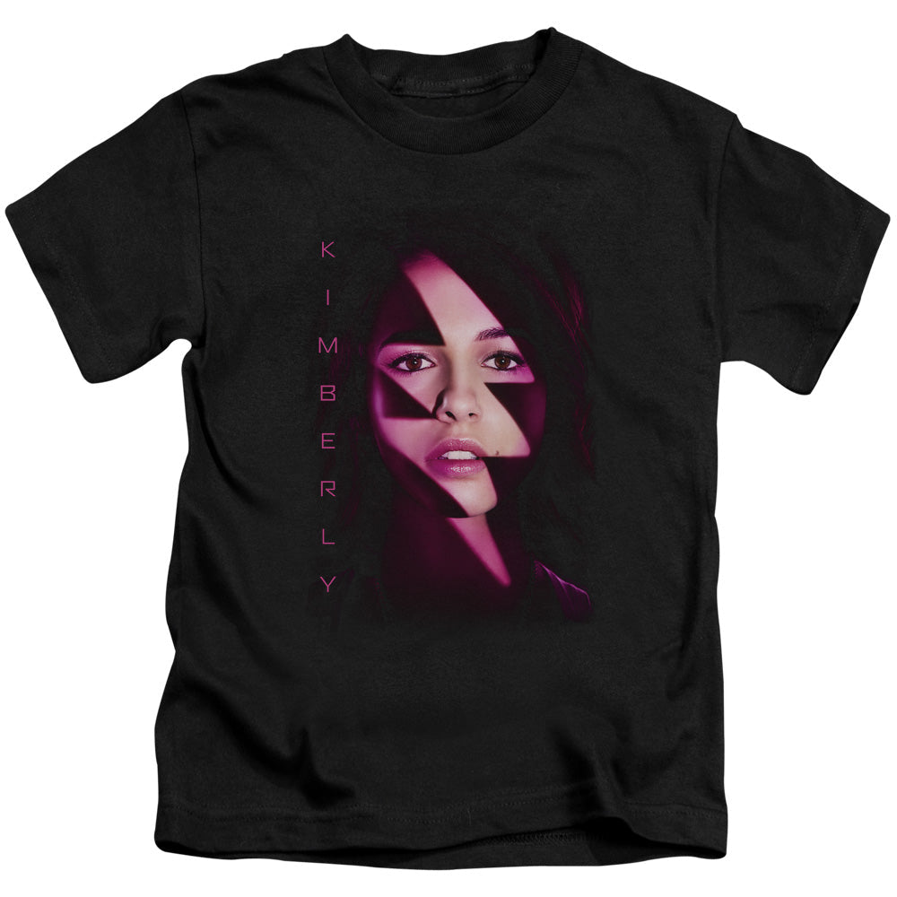 Power Rangers Kimberly Bolt Juvenile Kids Youth T Shirt Black Officially Licensed