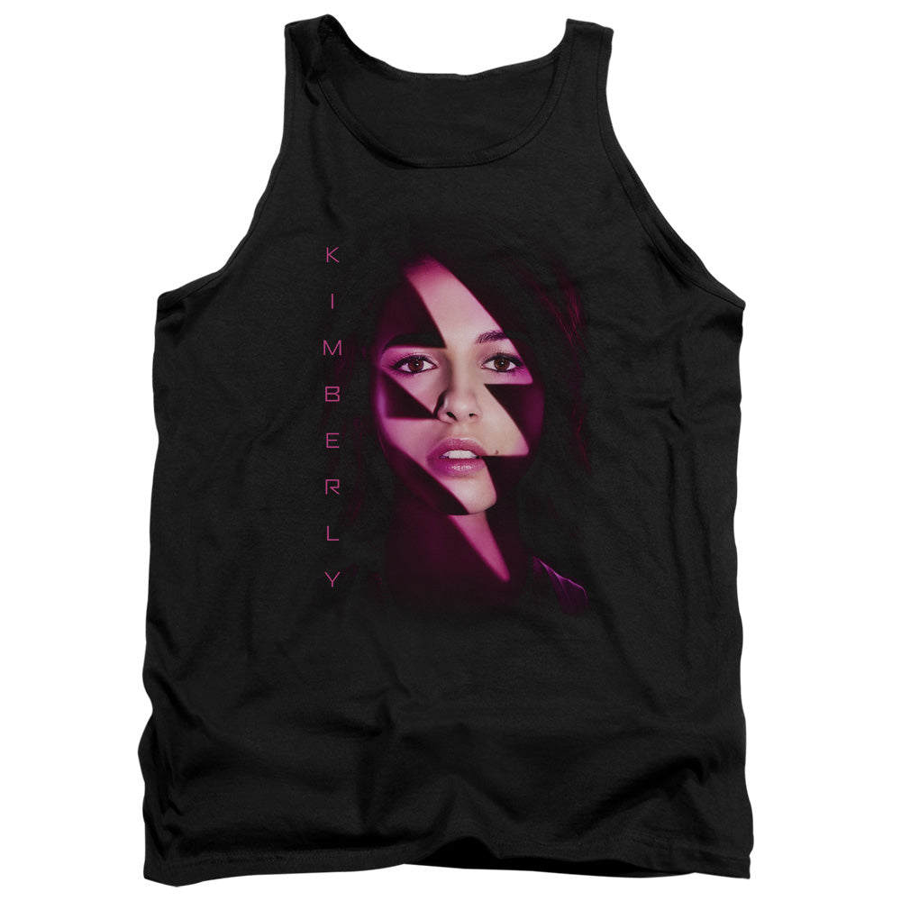 Power Rangers Kimberly Bolt Mens Tank Top Shirt Black Officially Licensed