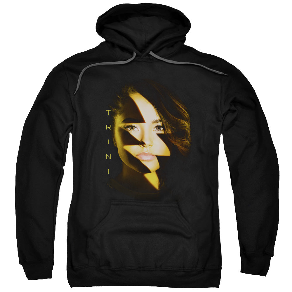 Power Rangers Trini Bolt Mens Hoodie Black Officially Licensed