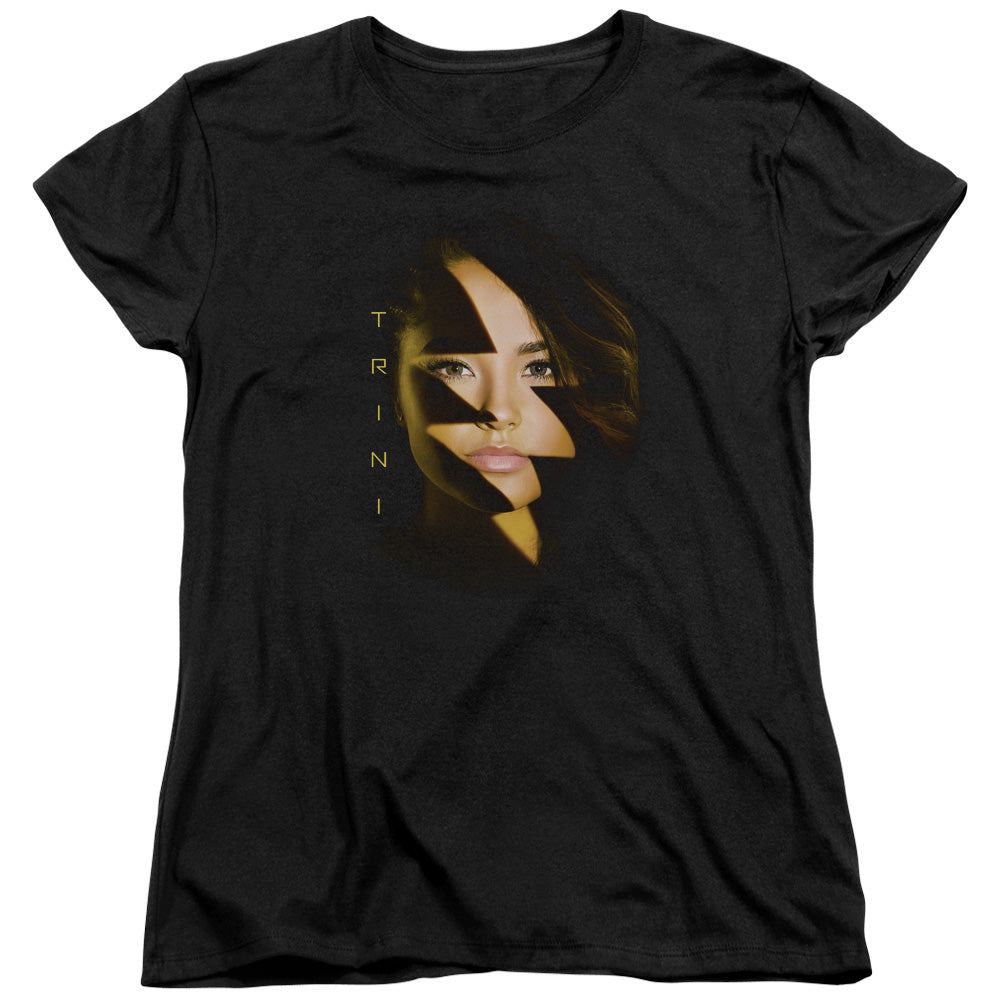 Power Rangers Trini Bolt Womens T Shirt Black Officially Licensed
